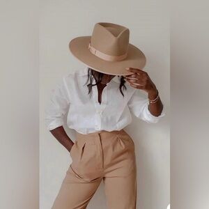 Lack Of Color 100% Australian Wool Caramel Rancher Hat, SPF 50+ size small